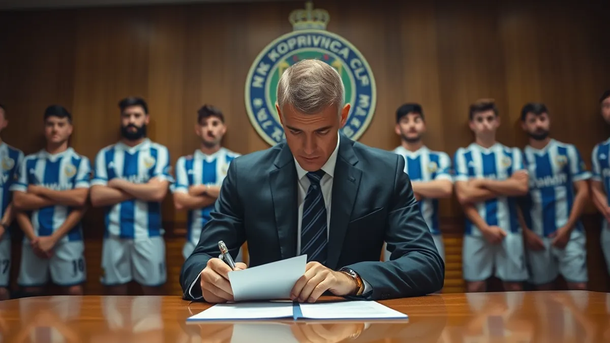 NK Slaven Belupo Signs Cooperation with NK Koprivnica